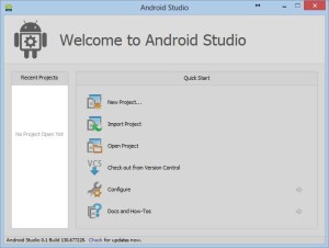 Android Studio - Tela de Boas Vindas
