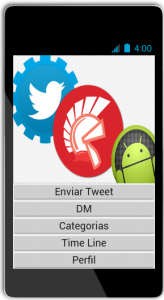 Layout Aplicação Tweet Delphi Android