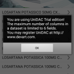 Mensagem de Limitação da versão Trial