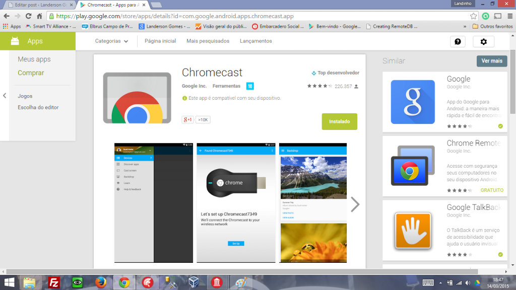 Chromecast para Android